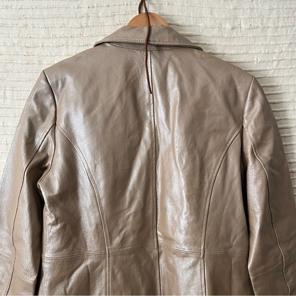 Chadwick’s Rose Good Shimmer Leather Jacket size 22 (large) - Picture 4 of 8
